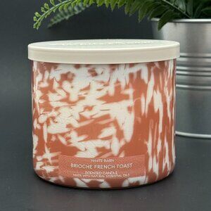 BBW Brioche French Toast White Barn Bath & Body Works 3 Wick Candle